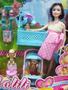 Imagem de Boneca Yalili Estilo Barbie Grávida + 3 bebês + Acessórios!
