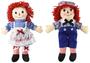 Imagem de Bonecas Aurora Raggedy Ann e Andy - 40cm - Pacote com 2