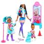 Imagem de Bonecas Barbie Irmãs - Conjunto de 3 Pacotes, Cabelos Longos, Vestidos Coloridos