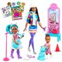 Imagem de Bonecas Barbie Irmãs - Conjunto de 3 Pacotes, Cabelos Longos, Vestidos Coloridos