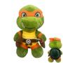 Imagem de Bonecas de Pelúcia Tartarugas Ninja (25cm) - Leonardo, Raphael, Donatello e Michelangelo