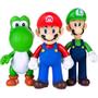 Imagem de Bonecas de Super Mario Bros, Luigi e Yoshi - Presentes para Crianças