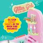 Imagem de Bonecas Glitter Girls - Conjunto de brinquedos para salão de cabeleireiro - Secador de cabelo, clipes de modelagem e carrinho de rolamento - Acessórios de boneca de 14 polegadas para crianças a partir de 3 anos - Brinquedos infantis