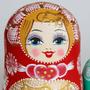Imagem de Bonecas Matryoshka Russas de Madeira - Conjunto com 10 Peças