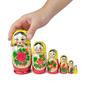 Imagem de Bonecas Russas nesting, 6 Estilo Amarelo Clássico Matryoshka Clássico Semyonov  Babushka Wooden Doll Gift, Feito à Mão na Rússia  Semyonov Amarelo, 6 Peça, 5 polegadas