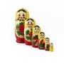 Imagem de Bonecas Russas nesting, 6 Estilo Amarelo Clássico Matryoshka Clássico Semyonov  Babushka Wooden Doll Gift, Feito à Mão na Rússia  Semyonov Amarelo, 6 Peça, 5 polegadas