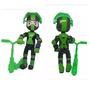 Imagem de Boneco Action Figure Ben 10 Patinete Miniatura H8