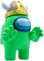 Imagem de Boneco Among Us Figura Colecionável 13cm Verde Chapéu Viking