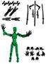 Imagem de Boneco Articulado Dummy 13 Diversas Cores Brinquedo Infantil Criança Colecionador Colecao