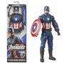 Imagem de Boneco Articulado - Marvel Avengers Endgame - Titan Hero - Capitão América com Escudo - Hasbro