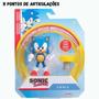 Imagem de Boneco Articulado Sonic de 9cm c/ Acessório Hedgehog Sunny