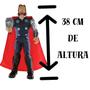 Boneco Avengers Vingadores Marvel 38Cm Personagem:Thor - Elite Imagem de Boneco Avengers Vingadores Marvel 38Cm Personagem:Thor