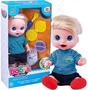 Imagem de Boneco Baby's Collection Comidinha Menino 357 - Super Toys - Supertoys