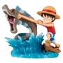 Imagem de Boneco Banpresto One Piece Wcf Monkey.D.Luffy & Sea Monster