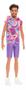 Imagem de Boneco Barbie Ken Fashionistas 227 Moreno Barba Inspirado Totaly Hair Hrh26 Mattel