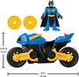 Imagem de Boneco Batman Moto De Ação Imaginext Mattel - Hnx91