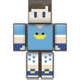 Imagem de Boneco Beto Gamer Grande 35cm - Família Arqueira - Minecraft