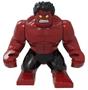 Imagem de Boneco Big Blocos De Montar Big Hulk Vermelho