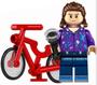 Imagem de Boneco Blocos De Montar Eleven Stranger Things Bicicleta