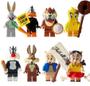 Imagem de Boneco Blocos De Montar Looney Tunes Bugs Bunny Perna Longa