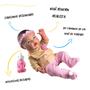 Imagem de Boneco boneca reborn bebe realista menino menina com detalhes reais bonequinha reborne nenem