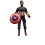 Imagem de Boneco Capitão América 30cm - Super-Herói Marvel Avengers com Movimentos Articulados