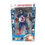 Imagem de Boneco Capitão América Marvel 10 Falas 50cm Super Herói Vingadores Action Figure Mimo Toys - 0582