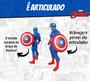 Imagem de Boneco Capitão América Marvel Articulado Avangers Brinquedo Menino