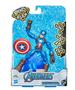 Imagem de Boneco Capitão América Marvel Vingadores - Bend and Flex 15 cm Hasbro 5010993791972