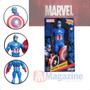 Imagem de Boneco Capitão America Vingadores Heroi Marvel Original 22cm