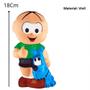 Imagem de Boneco Cebolinha Turma da Mônica em Vinil Presente Infantil Lider Brinquedos