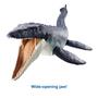 Imagem de Boneco de ação de dinossauro Mosasaurus Jurassic World Dominion Ocean Protector de 2,5 kg de plástico reciclado, juntas móveis, presente de brinquedo com brincadeiras físicas e digitais