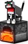 Imagem de Boneco de ação Mattel Minecraft Diamond Level Tuxedo Cat de 5,5 polegadas