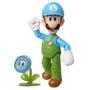 Imagem de Boneco de ação Nintendo Super Mario Ice Luigi com flor de gelo