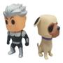 Imagem de Boneco de Brinquedo - Spike e Dog