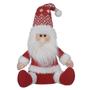 Imagem de Boneco De Natal Papai Noel Sentado Vermelho E Branco 31cm - D&A