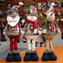 Imagem de Boneco de Neve, Rena e Papai Noel - Kit com 3 Bonecos Decorativos de Natal