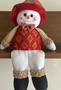 Imagem de Boneco de neve sentado - perna mole - vermelho - 44cm - joy