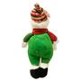 Imagem de Boneco de Neve Vermelho e Verde Brilho em Pé 44cm Decoração Casa Premium Luxo Natal