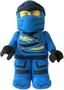 Imagem de Boneco de pelúcia da personagem Jay Ninja Warrior do Lego NINJAGO com 33cm de comprimento