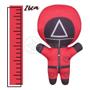 Imagem de Boneco De Pelucia Squid Game Round 6 Vermelho 26Cm