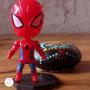 Imagem de Boneco de Plástico Miniatura Homem Aranha ou Homem de Ferro