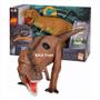 Imagem de Boneco Dinossauro de Brinquedo Dinopark T-Rex Hunters C/ Som - Bee Toys