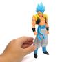 Imagem de Boneco Dragon Ball Z Action Figure - Gogeta Super Saiyajin Deus Blue - 18cm - Harsh