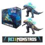 Imagem de Boneco Eletrônico Godzilla Dinossauro Rei dos Monstros Com Movimentos Som e Luzes