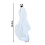 Imagem de Boneco Fantasma Pendurar Halloween 70cm - Plástico e Tecido