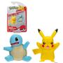 Imagem de Boneco Figura de Batalha Pokémon Pikachu e Squirtle