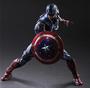 Imagem de Boneco figure actions capitão america marvel variant playarts kai