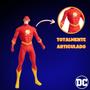 Imagem de Boneco Flash 45cm Articulado Liga Da Justiça The Flash DC Feito Em Vinil Heroís Brinquedo Novabrink