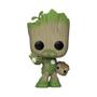 Imagem de Boneco Funko Pop! Marvel 85 Anos - Groot como Homem de Ferro